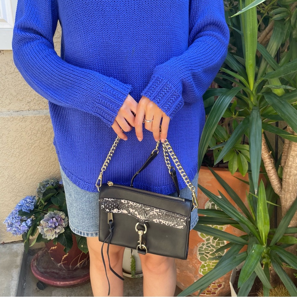 Rebecca Minkoff Black/Gold Crossbody Bag